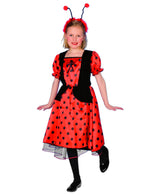 Marienkäfer Kinderkostüm für Mädchen | Kleid Rot Schwarz