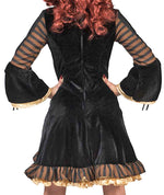 Steampunk Kostüm "Sally" für Damen - Schwarz Braun | Party Kleid