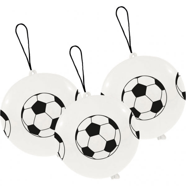 Punchballons Fußball - 3 Stück 35,5 cm