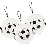 Punchballons Fußball - 3 Stück 35,5 cm