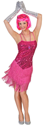 Charleston Kleid Marlene für Damen - Pink
