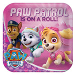 Pappteller "Pink Paw Patrol" | Ø22,8cm/8Stk.