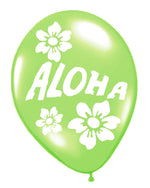 Aloha Hawaii Party Artikel zur Dekoration - 12 bunte Luftballons