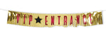 VIP Party Dekorations Artikel - Eingang Fransen Banner 150x21 cm
