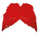 Engelsflügel für Kinder 35 x 34 cm | Federn Rot