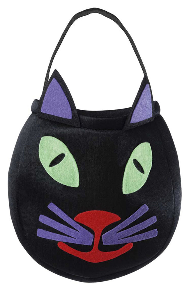 Halloween Betteltasche Katze