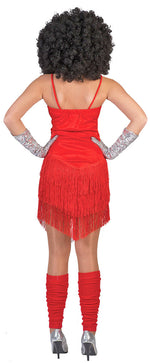 Charleston Kleid Marlene für Damen - Rot