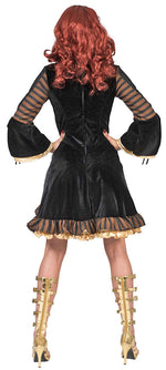 Steampunk Kostüm "Sally" für Damen - Schwarz Braun | Party Kleid