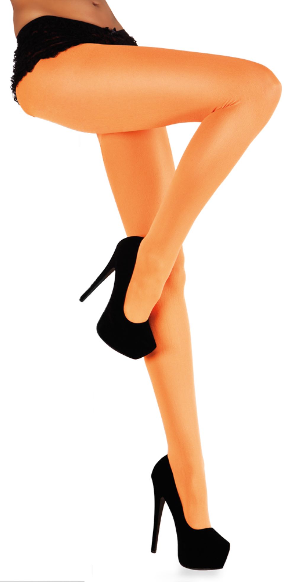 Strumpfhose Damen "Blickdicht 40 DEN" | Neon Orange