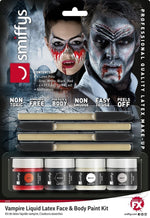 Flüssiglatex Set mit Applikator 4 x 29,5 ml - Vampir