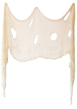 Dekostoff Lumpenstoff 180 x 75 cm - Halloween Dekoration | Creme