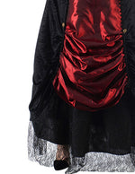 Halloween Damen Kostüm "Vampir Selina" | Kleid Schwarz Rot