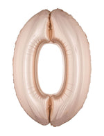 XXL Zahlen Folienballon 100 cm - Roségold