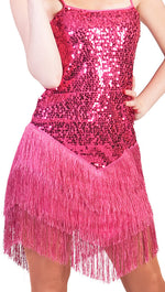 Charleston Kleid Marlene für Damen - Pink