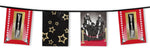 "VIP Party" Wimpelkette PE 20x30cm L: 6m | Schwarz