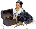 Piratin Angelica Seeräuberin Kostüm für Kinder
