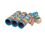 Luftschlangen "Sterne Blau" | 4m / 3 Rollen