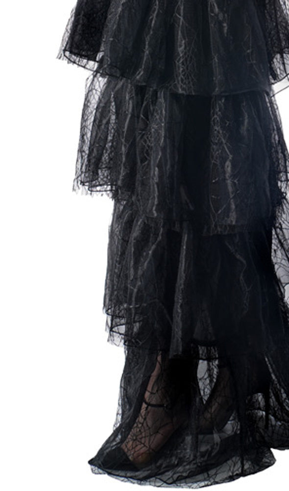 Spider Hexen Kostüm Deluxe Cornelia für Damen - Schwarz
