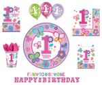 Sweet Birthday Girl - Laternengirlande 1. Geburtstag