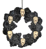 Rosenkranz Black Roses mit Totenköpfen