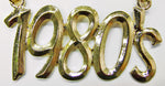 Goldene Halskette mit Jahreszahl 1980