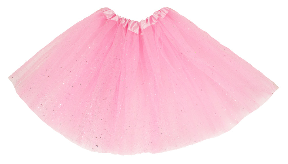 Glitzer Petticoat 40 cm - Rosa