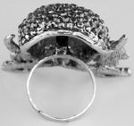 Piraten Totenkopf Skull Ring - Silber