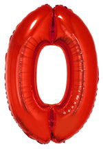XXL Zahlen Folienballon 100 cm - Rot