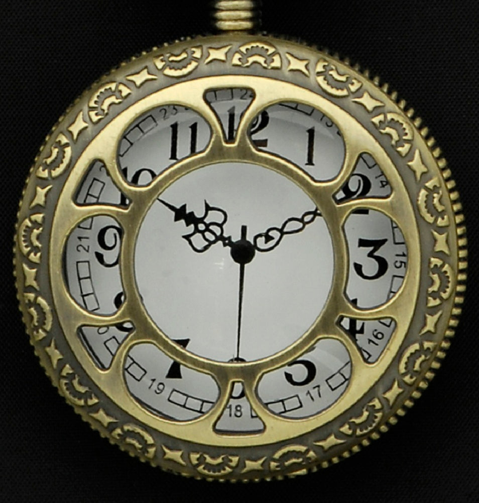 Antike Taschenuhr Altgold zum Steampunk Kostüm