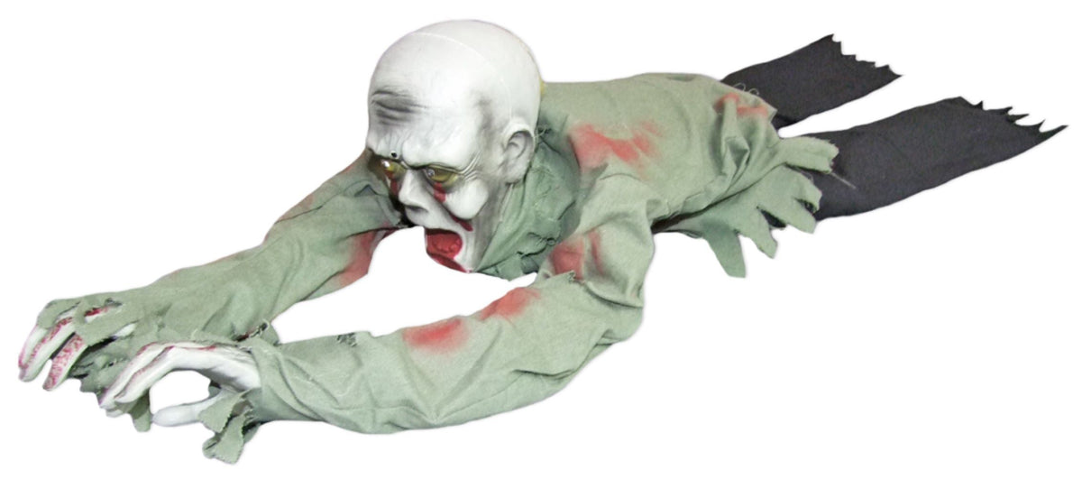 Kriechender Zombie Animiert - Halloween Dekoration 100 cm