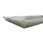 Tablett Deko Metall 44x13 cm silber Kerzentablett Dekotablett Dekoschale rechteckig Namma Markt