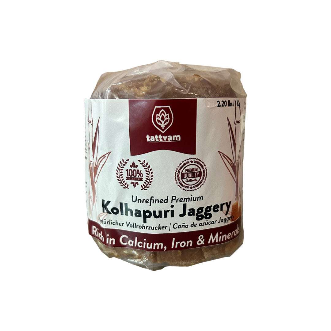 Tattvam Kolhapuri Jaggery (unrefined premium) 1kg - Namma Markt