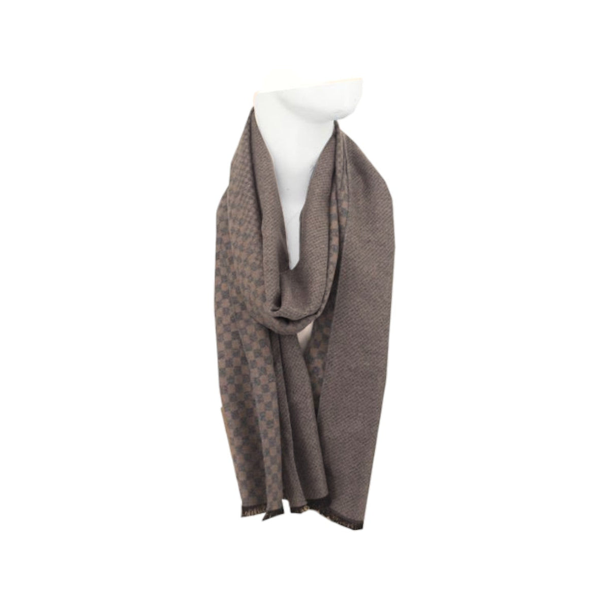 Winter Herren Schal mit Schach Muster » Soft Cashmera Herrenschal | Winterschal 180x30 cm