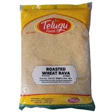 Telugu Foods Brown Roasted Wheat Rava 1Kg