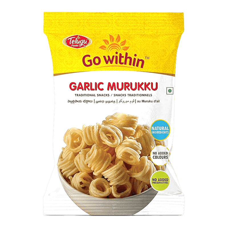 Telugu foods Garlic murukku 170g - Namma Markt