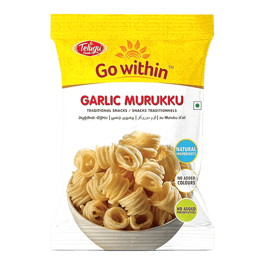 Telugu foods Garlic murukku 170g - Namma Markt