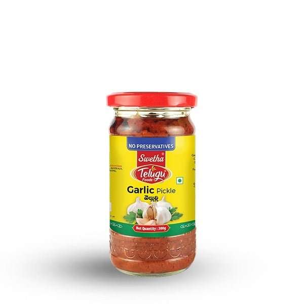 Telugu Foods Garlic Pickle 300g - Namma Markt