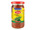 Telugu Foods Karela Pickle (with garlic) 300g - Namma Markt