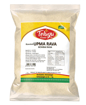 Telugu Foods Roasted Upma Rava / Bombay Rava 1kg - Namma Markt