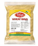 Telugu Foods Roasted Wheat Rava (fine) 1KG - Namma Markt