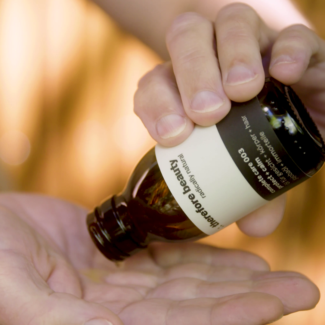 complete care 003 | Pflegeöl für Gesicht, Körper, Haar | sanft mit Jojoba + Immortelle