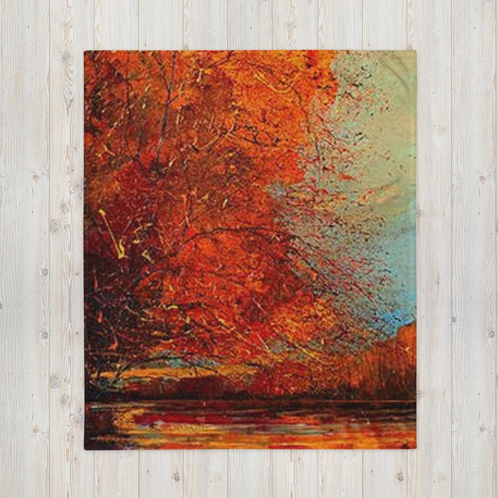 Herbst Design Kuscheldecke