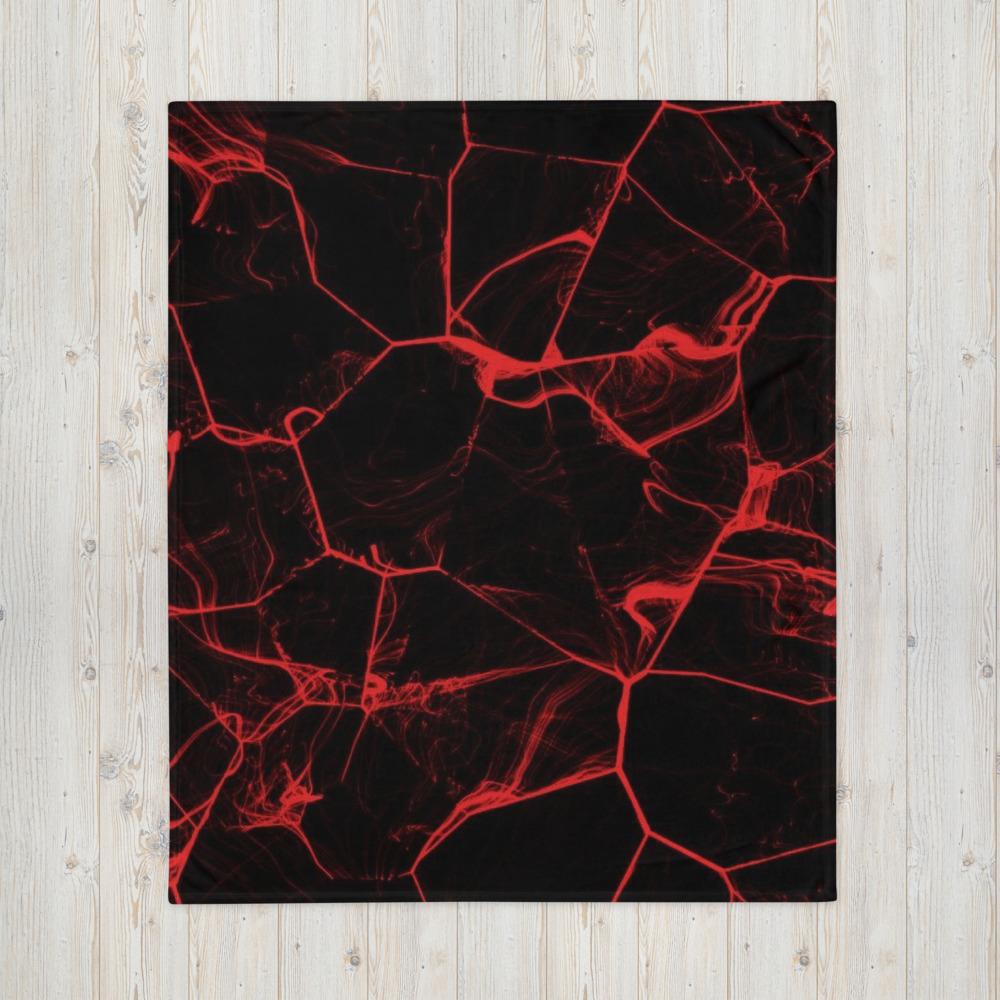 Rot Psychedelic Kuscheldecke