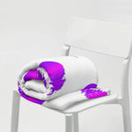 Purple Sun Kuscheldecke