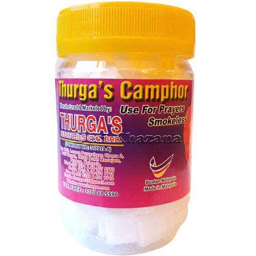 Thurga's Smokeless Camphor / Karpooram 200g