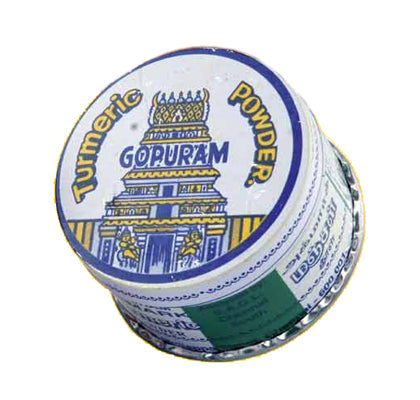 GOPURAM TURMERIC TIN 50 GRAMS product image 1