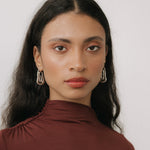 SPIRAL TWIST HOOP EARRINGS CLÉO SILVER