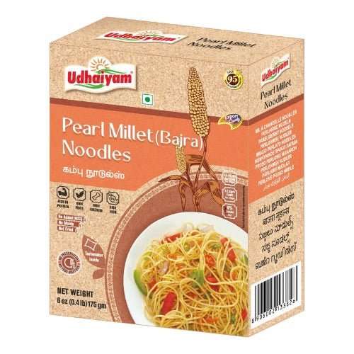Udhaiyam Pearl/ Kambu Millet Noodles 175g - Namma Markt
