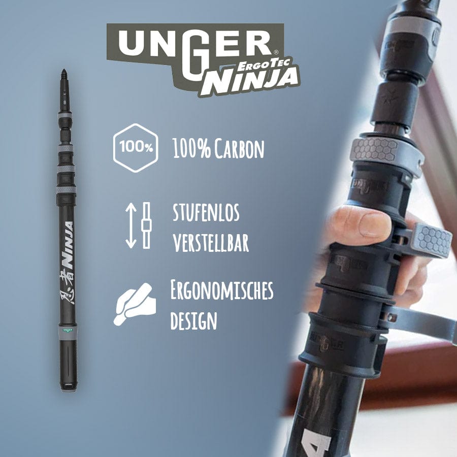 UNGER NinJa Carbon Teleskopstange
