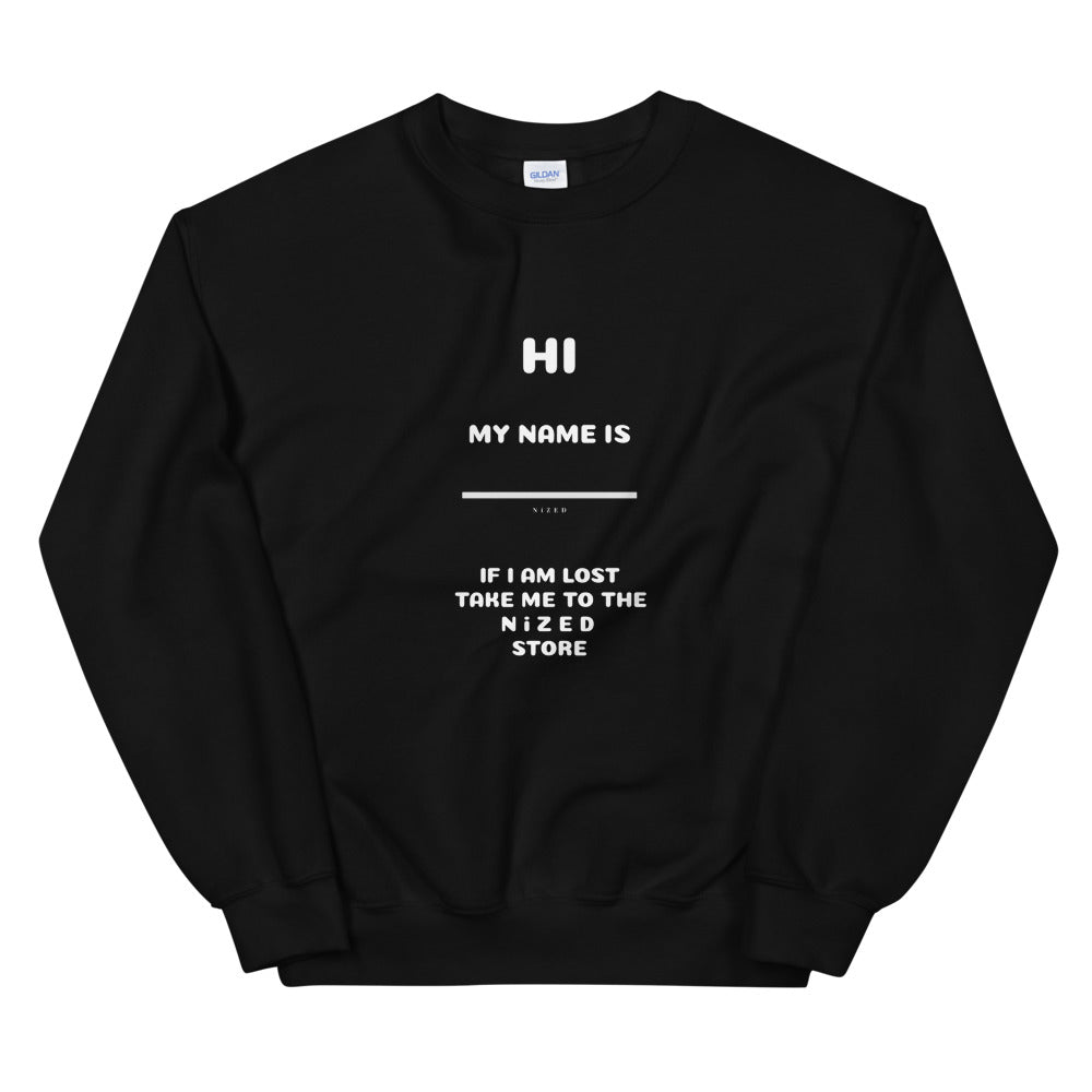 Name Graphic Sweater